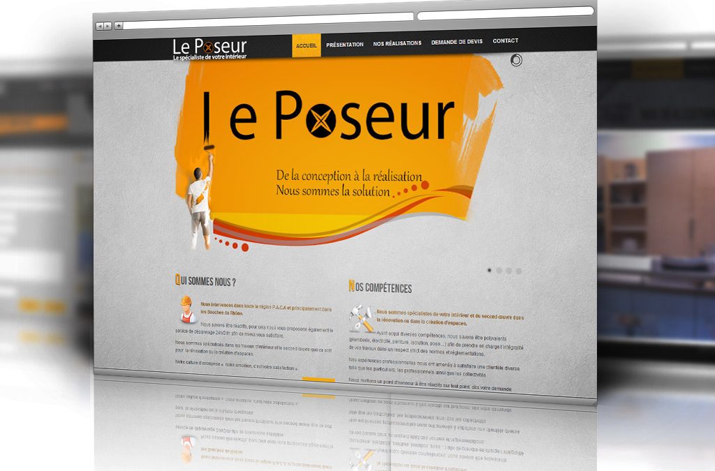 Site Web – Le Poseur