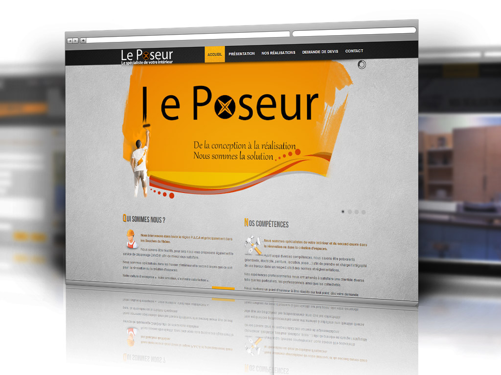 Site Web – Le Poseur